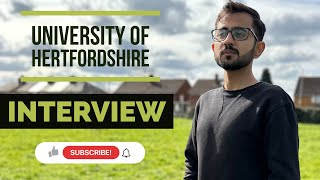 University of Hertfordshire Interview  Credibility  Sponsorship  International Students [upl. by Yrmac]