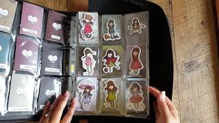 Santoro Gorjuss Girls Mini Stamps Complete Collection ALL 60 no1  no60 amp Project Share [upl. by Baily494]