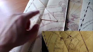 DIY Marauders Map v4 Comparison DIY vs Official vs Movie [upl. by Aurie]