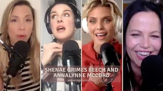 Shenae Grimes Beech and AnnaLynne McCord talk 90210 vs Pretty Little Liars set secrets and more [upl. by Yenaled]