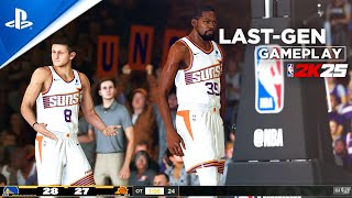 NBA 2K25 PS4 Gameplay SUNS vs WARRIORS  Game Winner 4K UHD [upl. by Lucho]