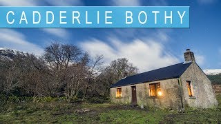 Staying at Cadderlie Bothy in the Scottish Highlands [upl. by Iemaj]