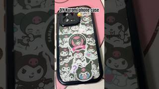 DIY Kuromi Decoden Phone Case Tutorial l ASMR Decoden Video shorts [upl. by Ynnot]