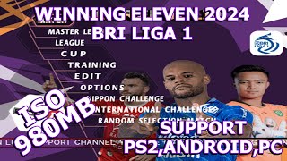 WINNING ELEVEN 2024 BRI LIGA 1 ISO  PLAYSTATION 2  GAMEPLAY [upl. by Alejna342]