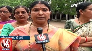 Student Admission Percentage Increase In Government Schools  Peddapalli  V6 News [upl. by Terra967]