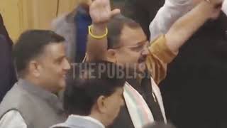 BJP’s MLAs holds strong protest in JampK Assembly over the resolution on restoration of Article 370 [upl. by Baryram124]