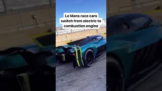 Le Mans race car switch from electric to combustion engine viral cars lemans [upl. by Raveaux]