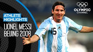 Lionel Messi 🇦🇷 at the Olympics  Athlete Highlights [upl. by Brear145]