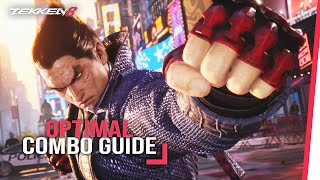 KAZUYA MISHIMA Optimal Combo Guide  TEKKEN 8 [upl. by Carvey]