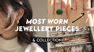 JEWELLERY COLLECTION amp Most Worn Everyday Pieces 2023  Ft Mejuri Monica Vinader Vintage Pieces [upl. by Cusack951]