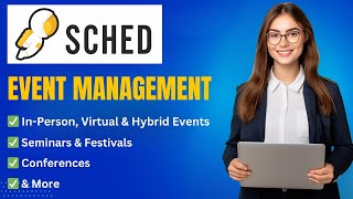 Sched Event Management Software Demo Elevate Your InPerson Hybrid or Virtual Event [upl. by Garner]