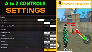 FREE FIRE CONTROL SETTINGS 2024  ESPORTS DREAM DAY 1 [upl. by Mariko542]