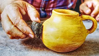 How to Make Natural Mineral Paint for Pottery [upl. by Karney]