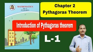 Chap 2 Pythagoras theorem Introduction  class 10th SSC Geometry [upl. by Boorman]