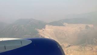 View of Kennecott Copper Mine from plane [upl. by Atived]