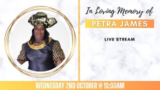 Celebrating the life of Petra James [upl. by Orfield]