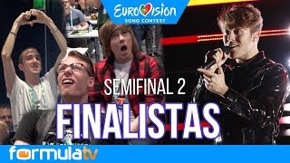 Semifinal 2 La prensa reacciona al anuncio de los clasificados  Eurovisión 2018 [upl. by Deloris]