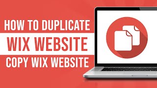 How to Duplicate Wix Website Copy Wix Website [upl. by Marybella990]