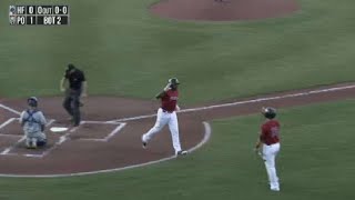 Ockimey swats solo homer for Portland [upl. by Airamas367]