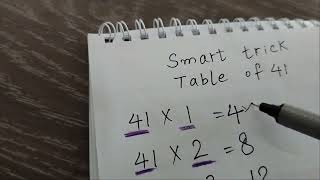 Table of 41  41 ka Table  41 ka Pahada  Multiplication Table Forty One  English me 41 ka Pahada [upl. by Amaral]