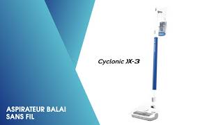 Découvrez laspirateur balai EXCELINE CYCLONIC X3 [upl. by Storer]