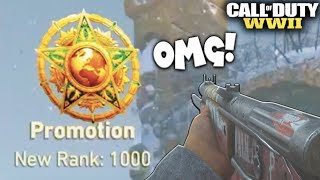 the BEST WAY TO UNLOCK LEVEL 1000 in COD WW2 [upl. by Ahsercal286]