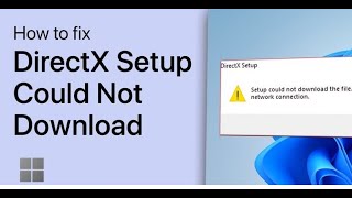 How to Fix Directx Error  Fix All Directx Error  Download amp Install All DirectX Official [upl. by Humpage]