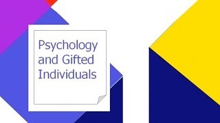 Psychology of Gifted Adults Part 2 [upl. by Dolores]