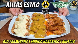 Como Hacer ALITAS Estilo Buffalo Wild Wings  Cocina Universal [upl. by Rj]