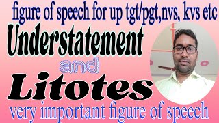 figure of speech understatement and litotes literarydevices literaryterm figureofspeech [upl. by Gunar394]