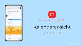 Kalenderansicht ändern  OnePlus Android 14  OxygenOS 14 [upl. by Ycart]