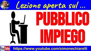 Normativa del pubblico impiego approfondimenti sul DLgs 1652001  LEZIONE APERTA [upl. by Yelsnit]