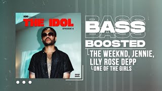 The Weeknd JENNIE amp Lily Rose Depp  One Of The Girls BASS BOOSTED [upl. by Harrington]