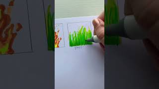 How To Draw GRASS 🌱 [upl. by Leisam]