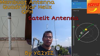 Membuat Antenna Satelit Quadrifilar Helix QFH [upl. by Clemmie]