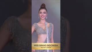 WOW Stunning Miss Indonesia At Sashing Ceremony Miss Grand International 2024 [upl. by Leitao105]