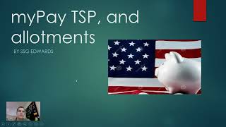 How to set up TSP and allotments are myPay [upl. by Elsilrac]