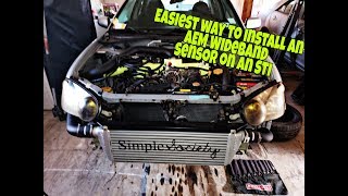 Easiest way to Install a AEM Wideband Sensor on a STI [upl. by Salisbarry]