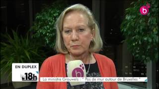 Péage urbain Réaction de Brigitte Grouwels ministre des transports [upl. by Nnylyak]