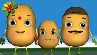 Aloo Kachaloo Beta Kahan Gaye The  Hindi Rhymes for Children  Infobells [upl. by Aikemat499]