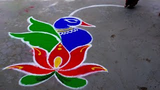 New year special 2025 rangolis 💐💐 new year muggulu 🎉 new year rangolis [upl. by Kamp]