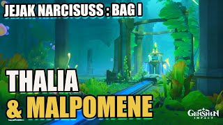 Thalia amp Malpomene  Pencarian di Lautan Alga  Jejak Narcisuss  Bag I【Genshin Impact】 [upl. by Isola]