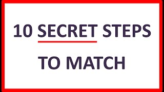 10 Secret Steps To Match Into Medical Residency [upl. by Edlin13]