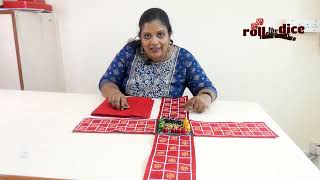 How to play Chausar Pachisi  Kannada [upl. by Boff866]