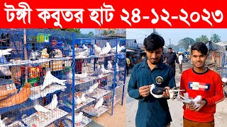 কবুতর হাট ২৪১২২০২৩  Kobutor Hat 2023  Pigeon Market In Bangladesh  Tongi Kobutor Hat [upl. by Worl]