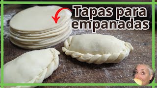 Como hacer Tapas para empanadas [upl. by Zorina235]