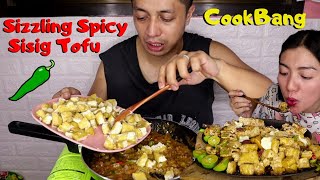 Sizzling Spicy Sisig Tofu CookBang [upl. by Soirtimid]