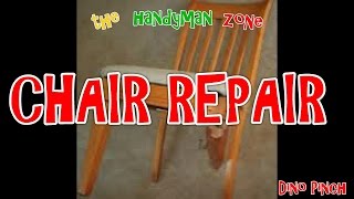 Cracked Chair Leg Repair [upl. by Rolyt792]