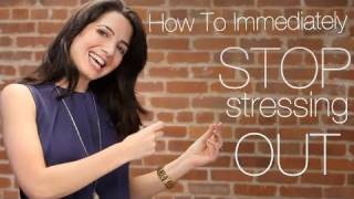 How To Immediately Stop Stressing Out [upl. by Neehar88]