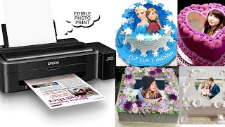 How to edit Edible Photo Print Cake  Tips amp Tricks for perfect photoprint 🍰 I BEST PRINTER TO USE [upl. by Severen359]